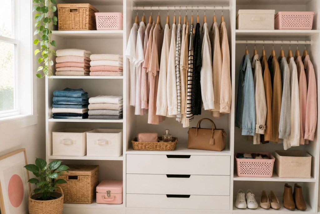 Como organizar o guarda-roupa